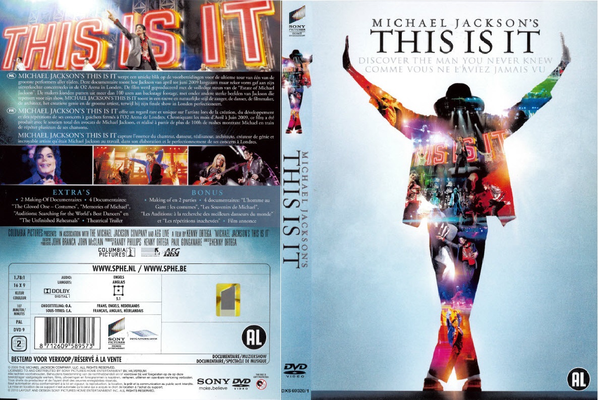 Michael Jackson This Is It (2009) : Front